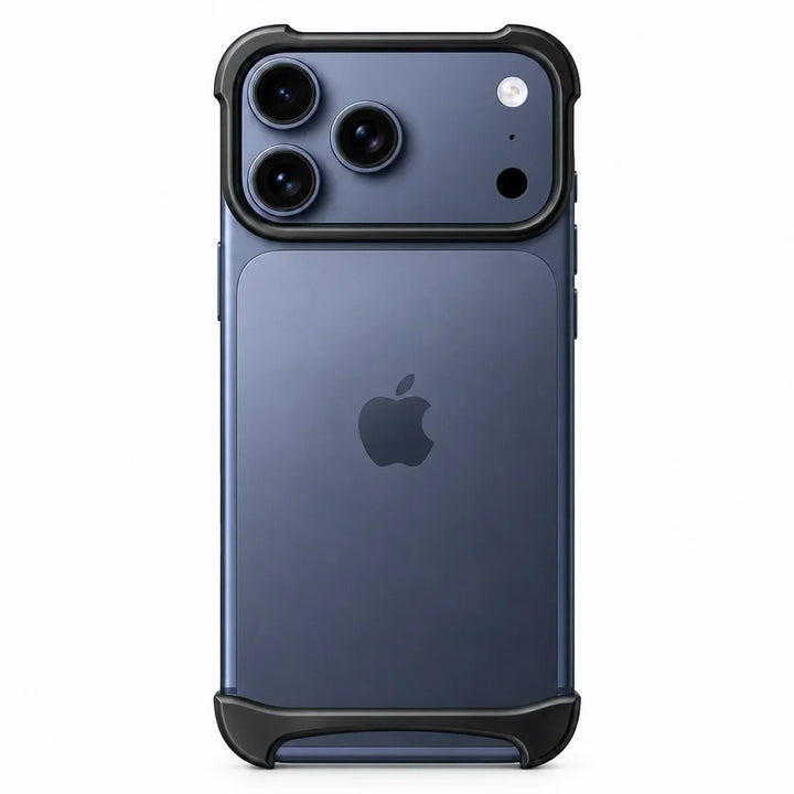 Rose gold metal bumper case highlighting sleek metallic texture