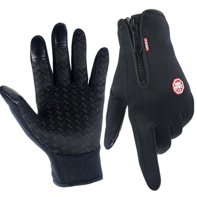 Unisex thermal winter gloves with touchscreen compatibility for outdoor sports