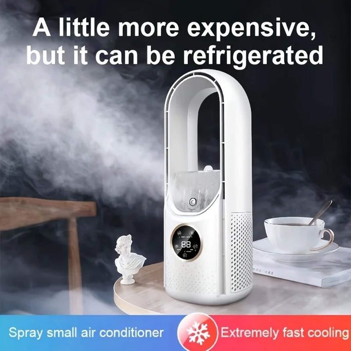 Compact usb bladeless cooling fan for home office desktop use