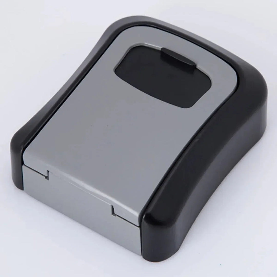 Side profile of the heavy-duty home security lock box and mounting hardware