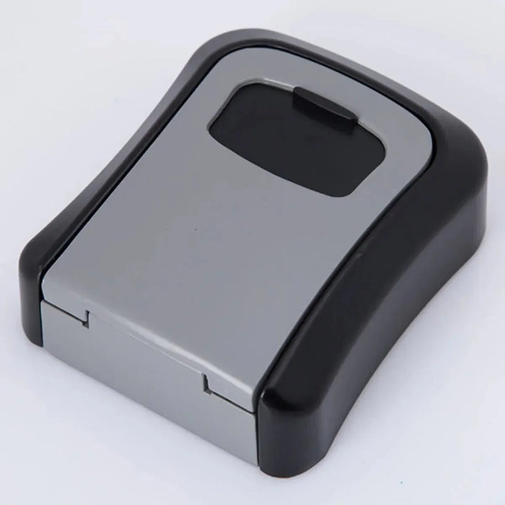 Side profile of the heavy-duty home security lock box and mounting hardware