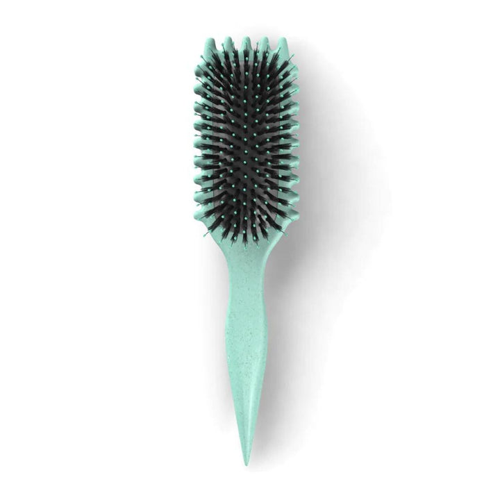 Travel-friendly beauty accessory hair brush for defining curls