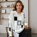 Gella | Women’s Patchwork Knit Sweater