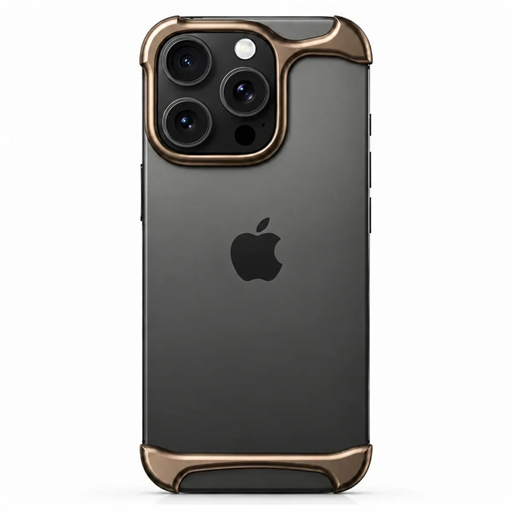 Complete set of slim aluminum iPhone bumper cases in various colors