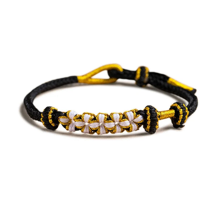 Lifestyle shot of women wearing silver knot bracelet accessory