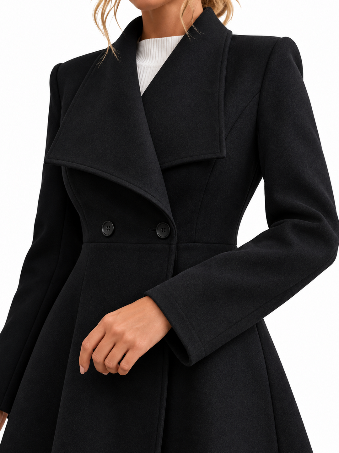 Office attire styling inspiration featuring the slim fit womens coat