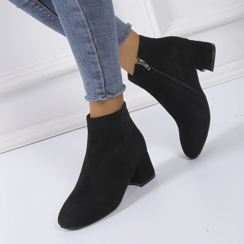 Textured rubber outsole of women's slip-on chelsea boots