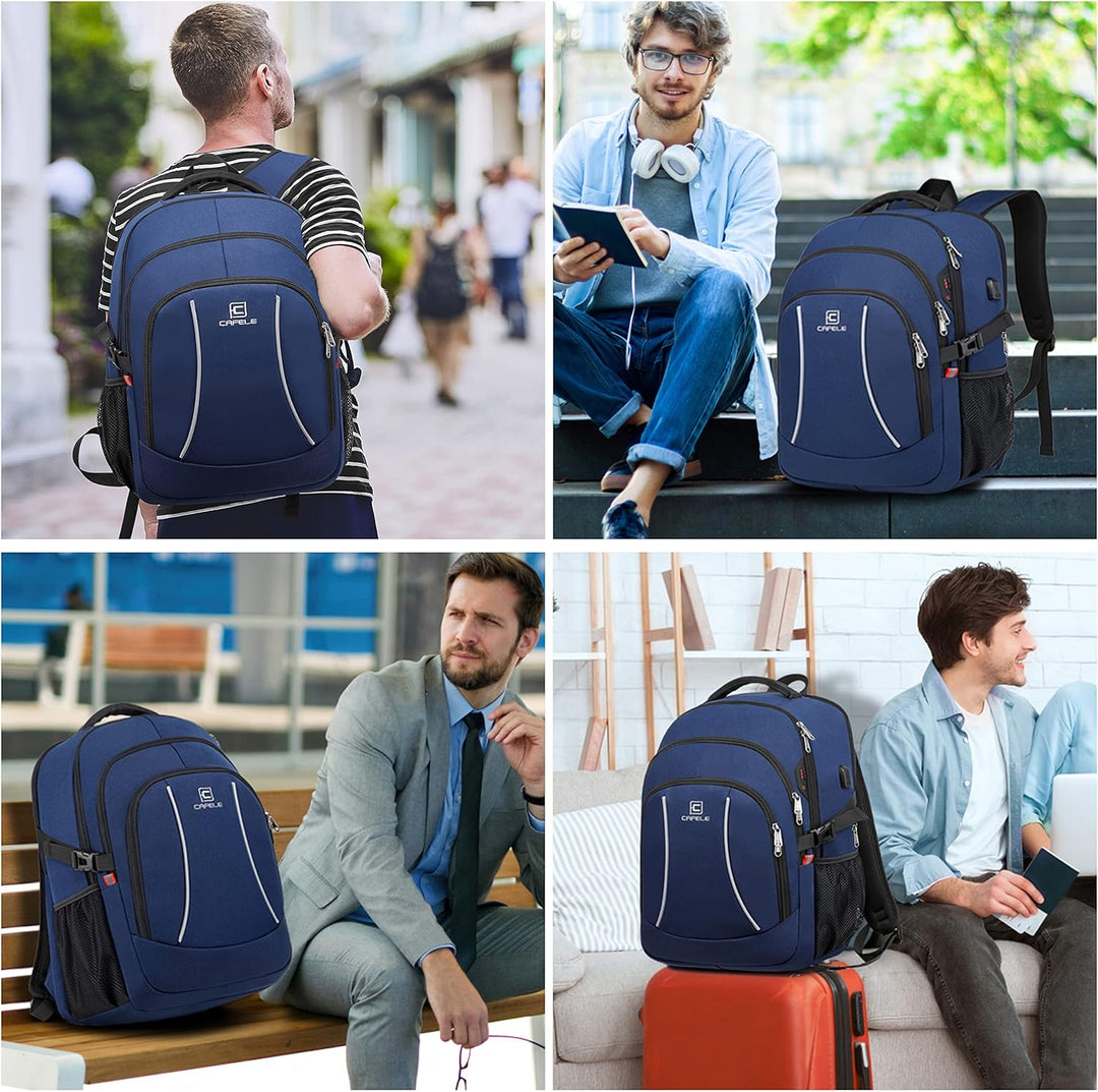 Water-resistant backpack subjected to water droplet test on fabric