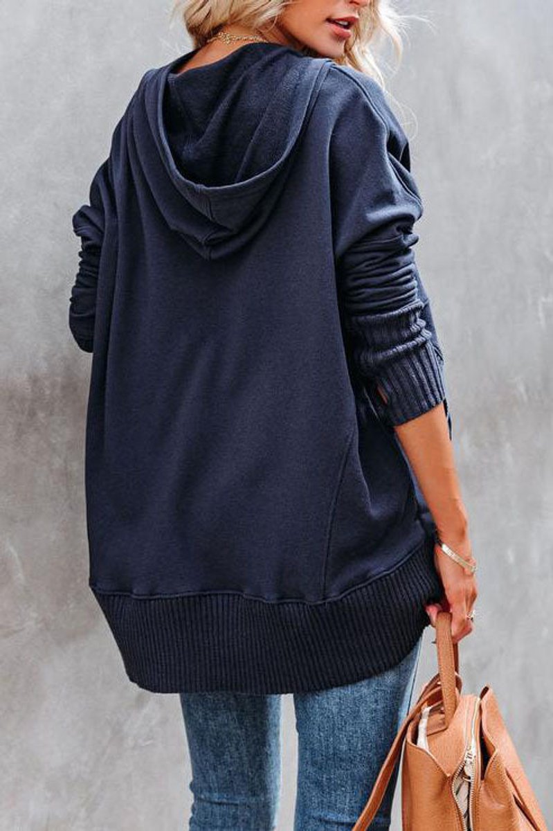 Averie | Women’s Neck Long Sleeve Hoodie
