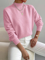 Vionna | Women’s Mock Neck Long Sleeve Sweater