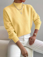 Vionna | Women’s Mock Neck Long Sleeve Sweater