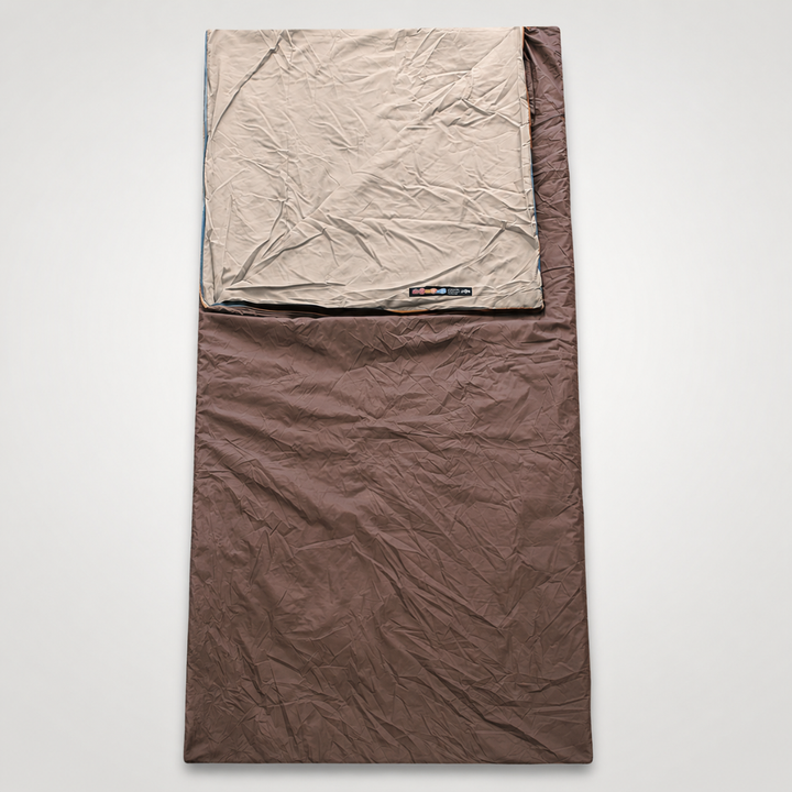 Close-up view of durable breathable fabric texture on portable sleep liner