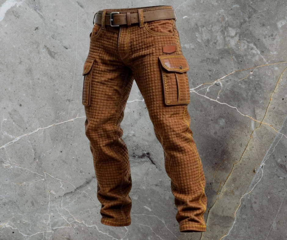 Bishop | Men’s Quilted Slim-Fit Trousers