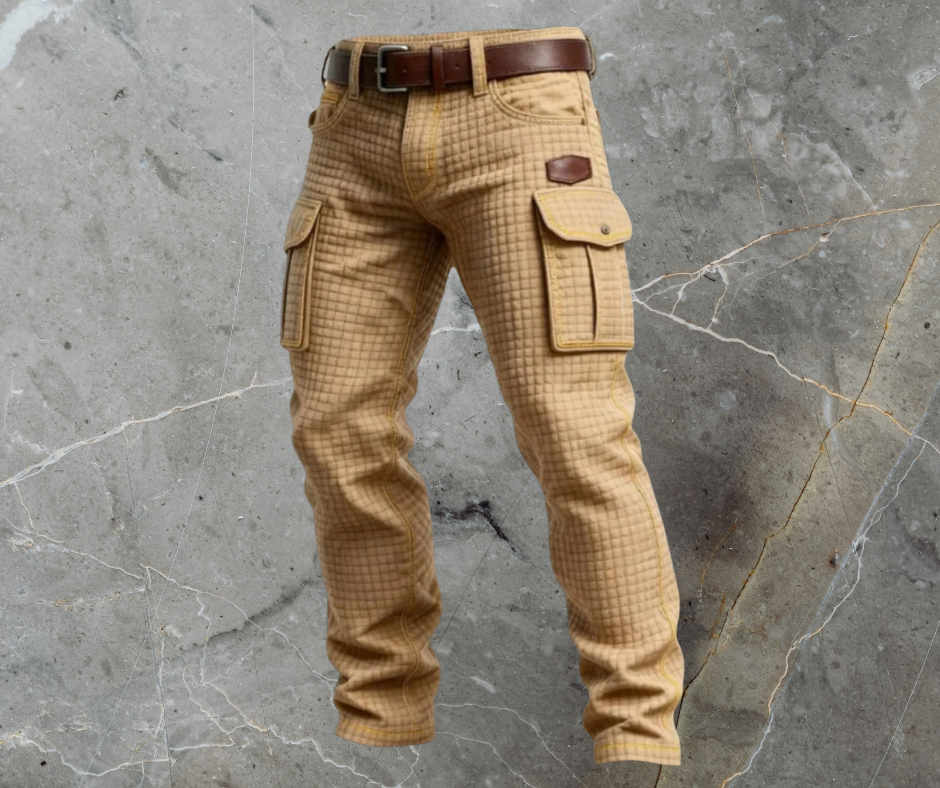 Bishop | Men’s Quilted Slim-Fit Trousers