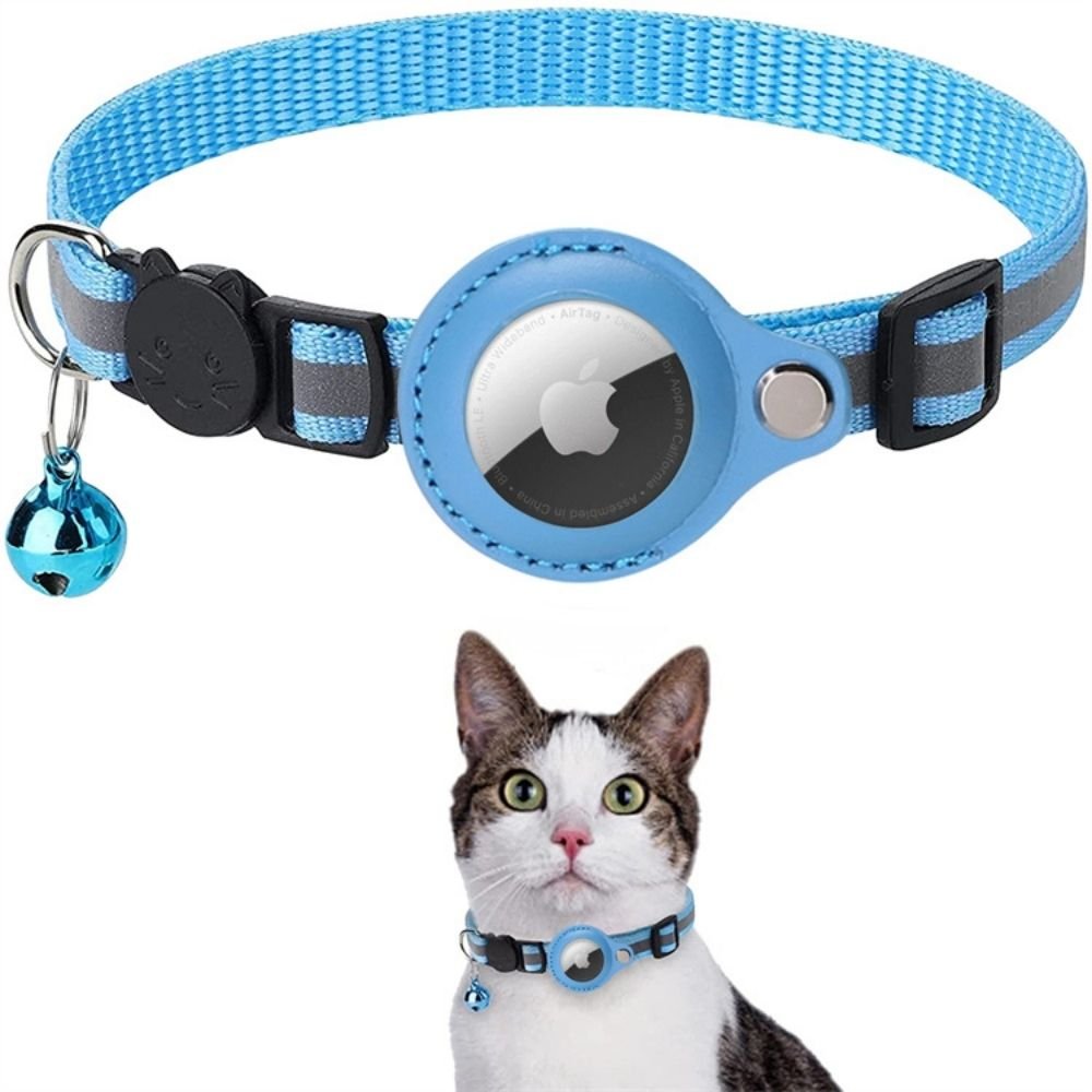 Reflective cat collar for night visibility and pet safety