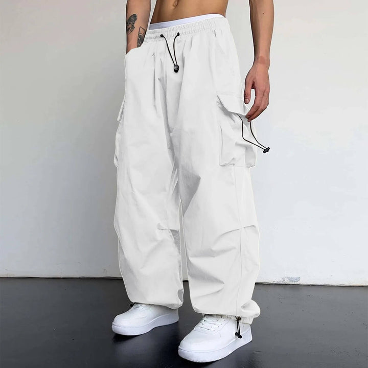 Unisex joggers ribbed cuff detail at the ankle for a tapered athletic look