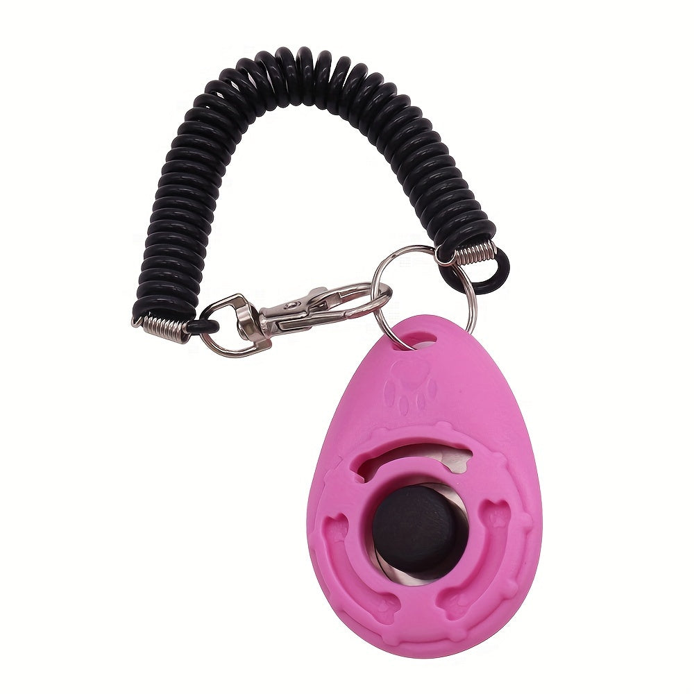 Handheld dog obedience clicker tool for professional pet trainers