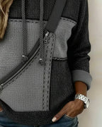 Cercy | Women’s Colorblock Pullover Hoodie