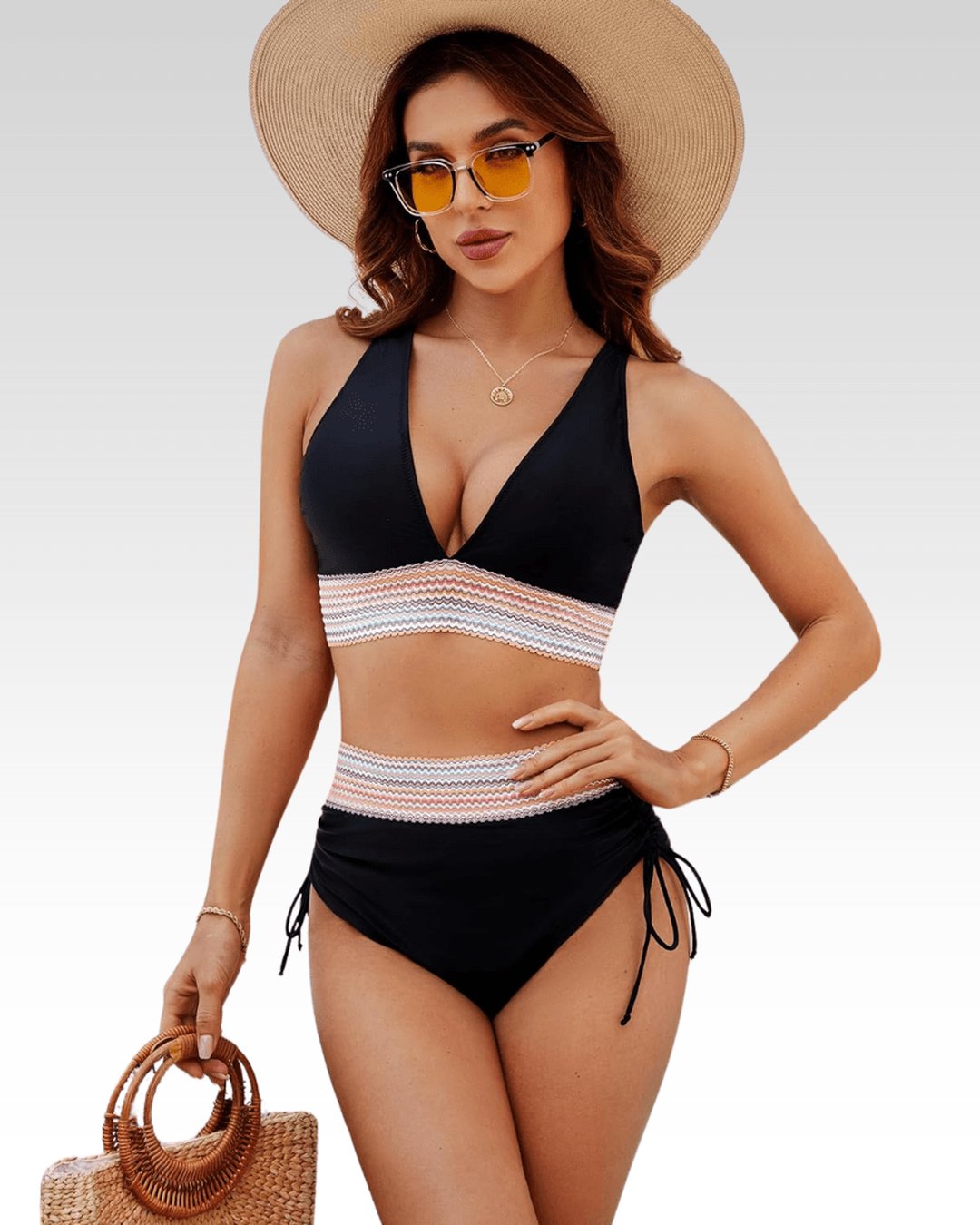 Women's Lucile tummy control bikini two piece swimwear main gallery view