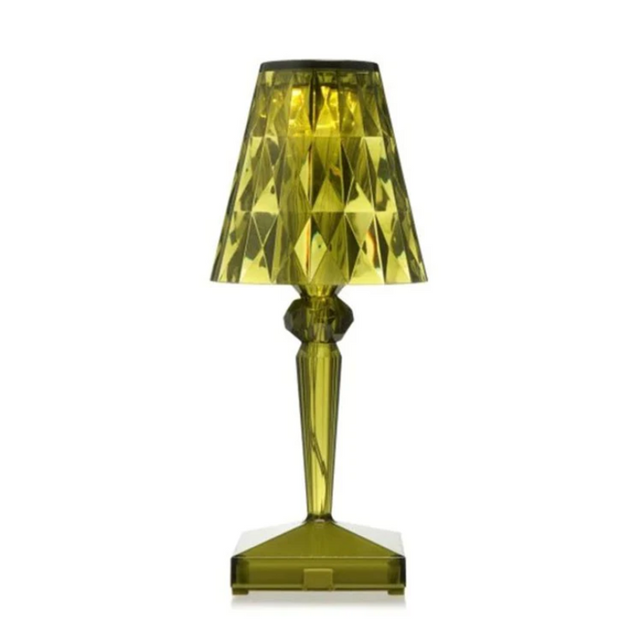 Luxury crystal accent light illuminating a modern living room decor