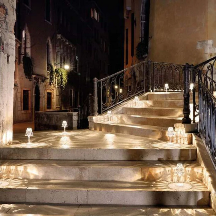 Sophisticated crystal ornament light enhancing luxury home decor