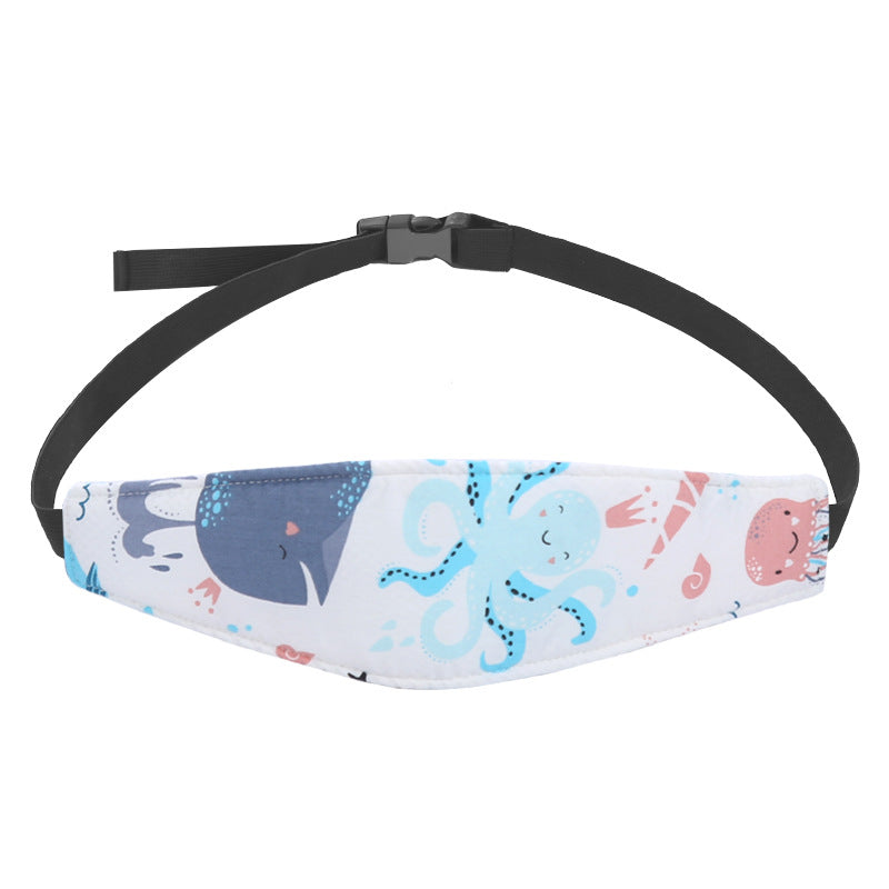 Toddler car accessories showing the travel pillow securely fitted