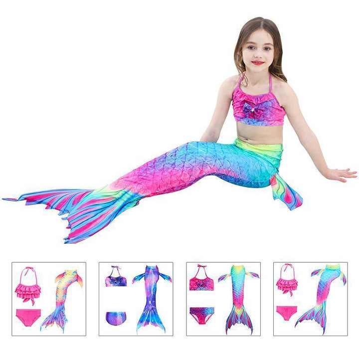 Princess swimsuit style ideal for summer pool days and beach play