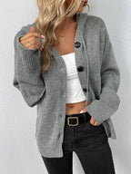 Crela | Women’s Hooded Button Front Cardigan