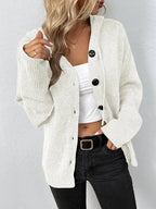 Crela | Women’s Hooded Button Front Cardigan