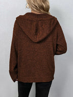 Crela | Women’s Hooded Button Front Cardigan