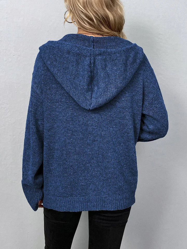 Crela | Women’s Hooded Button Front Cardigan