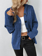 Crela | Women’s Hooded Button Front Cardigan