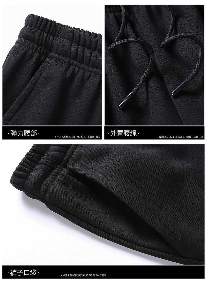 Close-up of the fabric texture and elastic waistband on the hunter green men's activewear joggers.
