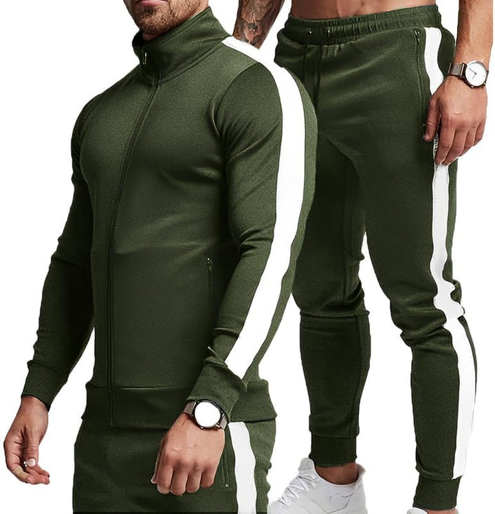 Mens fitness tracksuit built for endurance and stretch