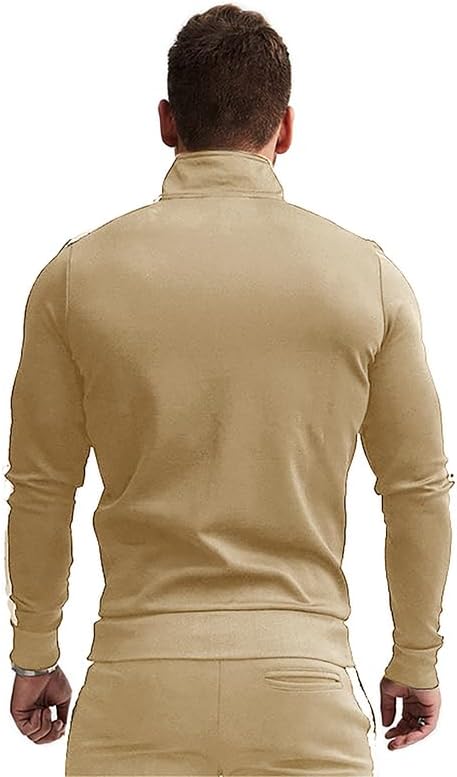 Complete athletic tracksuit showcasing premium comfort and fit