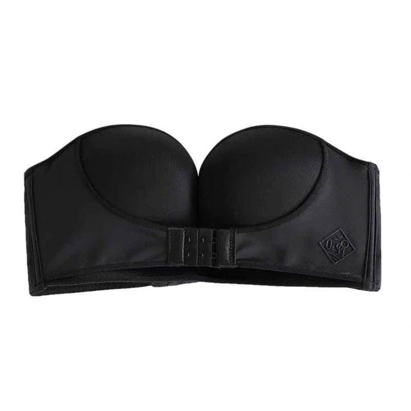 Black strapless bra for off-shoulder dresses and tops