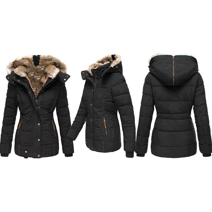 Fashionable womens winter coat Elodie, comfortable cold weather outerwear