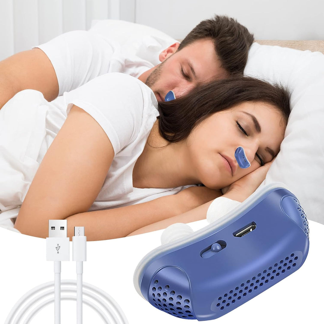 Complete anti-snoring breathing aid kit with replacement parts