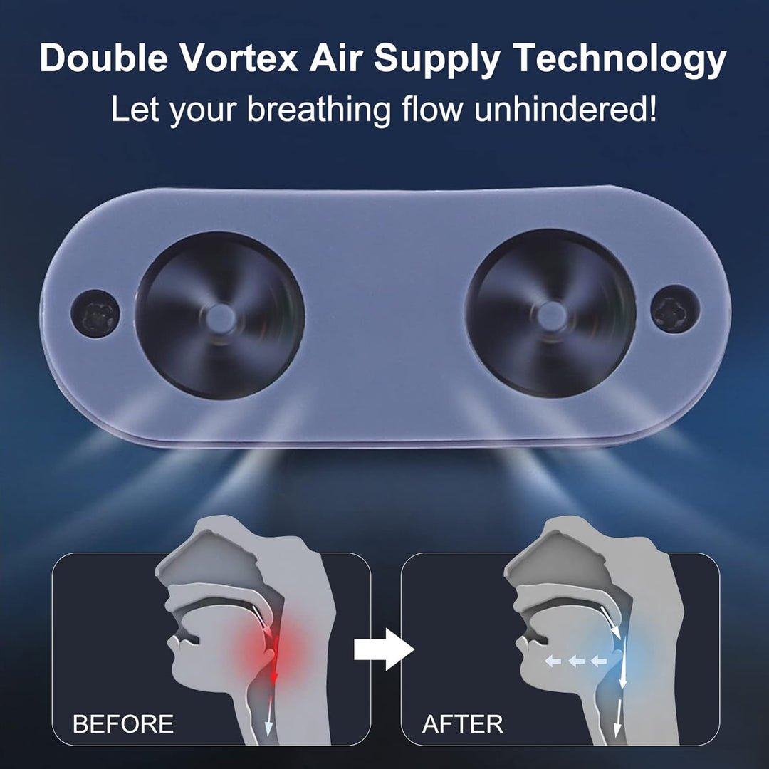 Portable sleep aid device with ergonomic design for better nighttime breathing