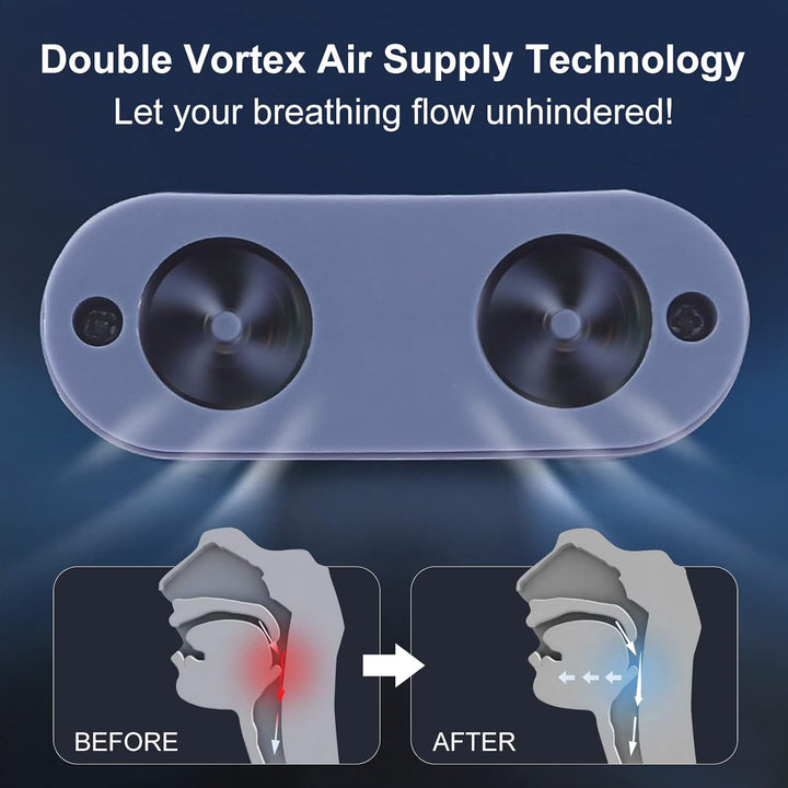 Portable sleep aid device with ergonomic design for better nighttime breathing