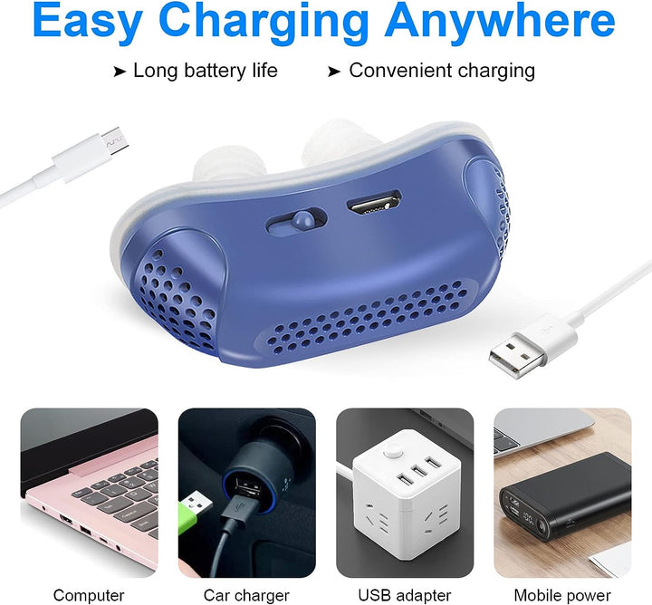 Lightweight sleep apnea breathing device accessory in travel size