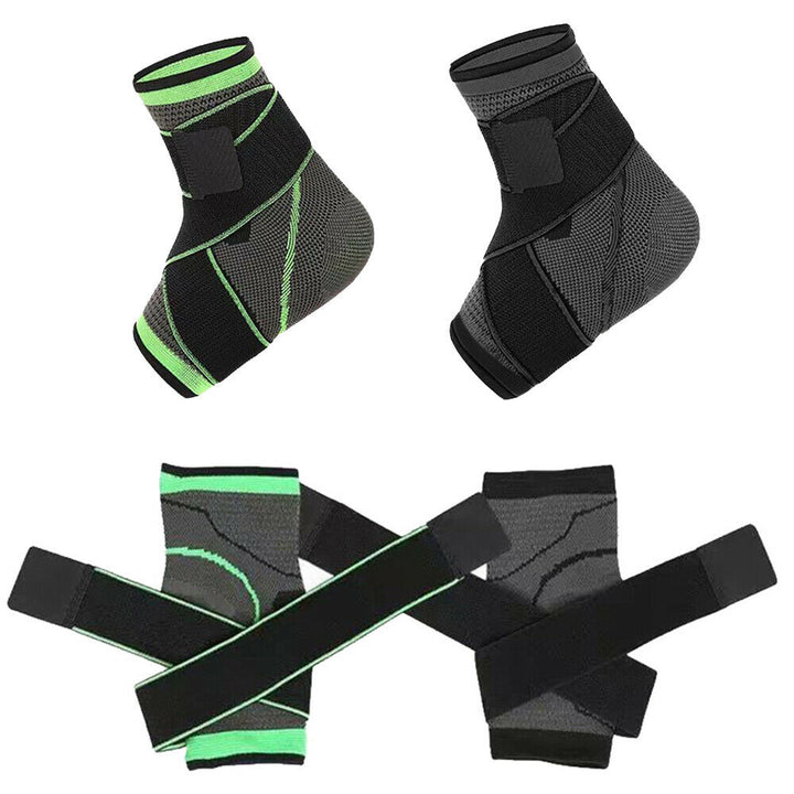 Pair of unisex foot care compression sleeves for arch and heel support