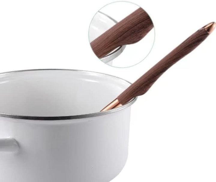 Durable silicone spatula set and whisk for baking and cooking