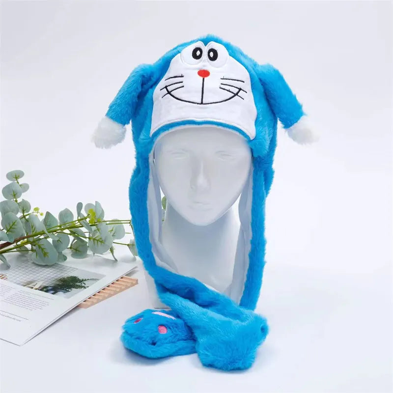 Charming unisex cosplay hat with moving ears feature