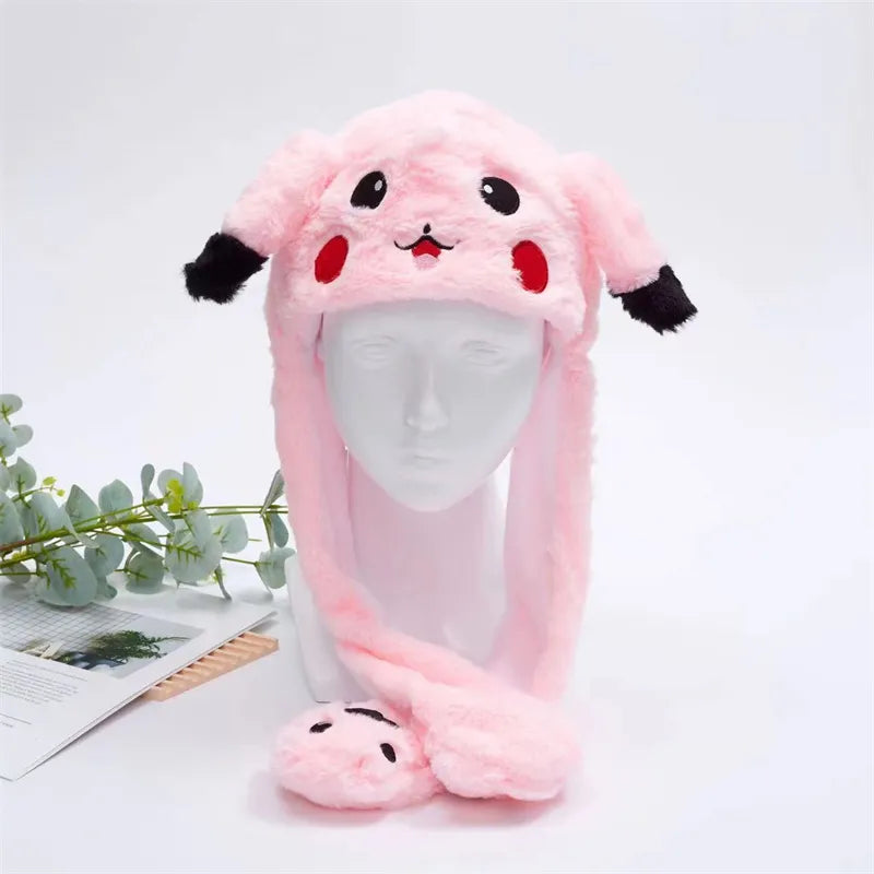 Soft and fluffy moving ear hat for fun events