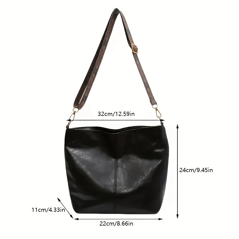 Product dimension diagram showing width 32 cm, height 24 cm, and depth 11 cm on a black bag