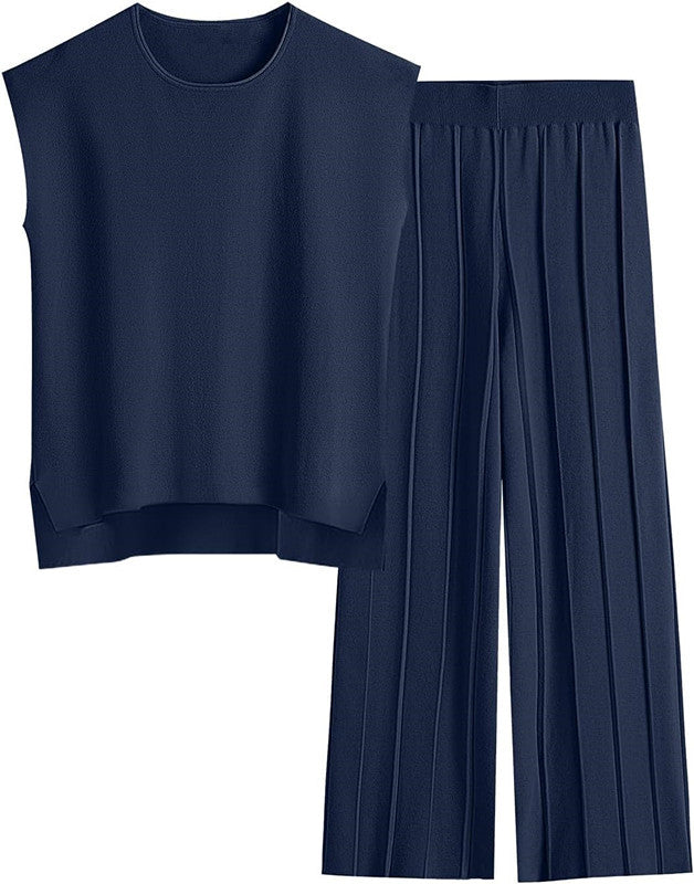 Trendy womens fashion outfit with a relaxed fit top and bottoms
