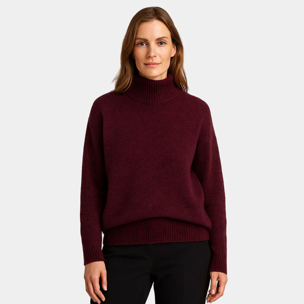 Corisanne | Women’s Turtleneck Long Sleeve Sweater
