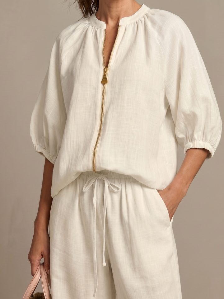 Plus size chic co-ord set styled for effortless casual wear and comfort