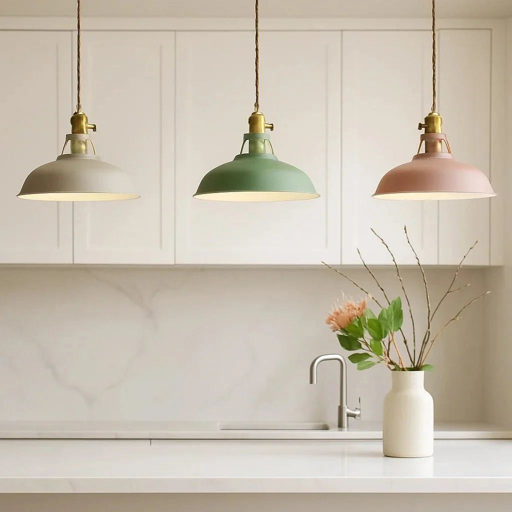 Minimalist indoor ceiling light illuminating a living space